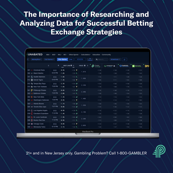 The Importance of Researching and Analyzing Data for Successful Betting Exchange Strategies